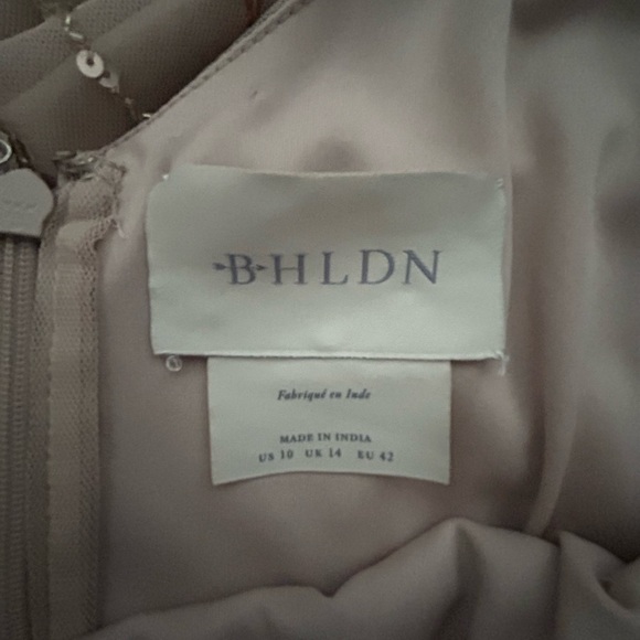 Anthropologie Weddings BHLDN Sequence Gown Sz 10 - Picture 4 of 5